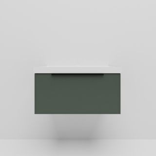 Тумба под раковину La Fenice Simpla FNC-01-SIM-G-80 Серо-зеленая 80 см